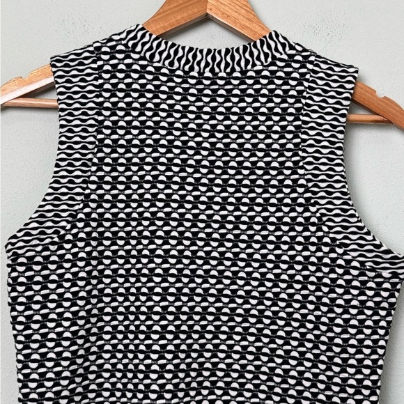 Maeve by Anthropologie Barbara Textured Jacquard Geometric Sleeveless Top Size S - Picture 6 of 12
